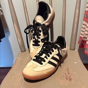 Adidas Women’s Black and White (more cream) Sneakers